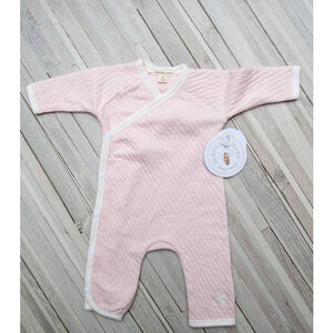 Burt's Bees Baby Quilted Pink Outfit NWT, 3-6 Months
